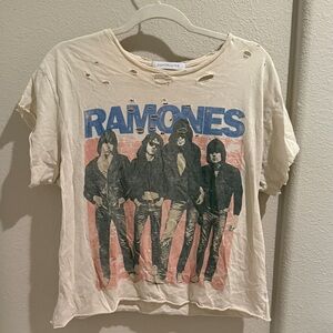DAYDREAMER Cream Ramones Graphic Tee
